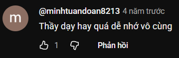Tin nhắn học viên gửi về cho Thầy Dương